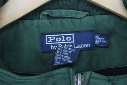 Mens Jacket Full Zip Wool Lined
