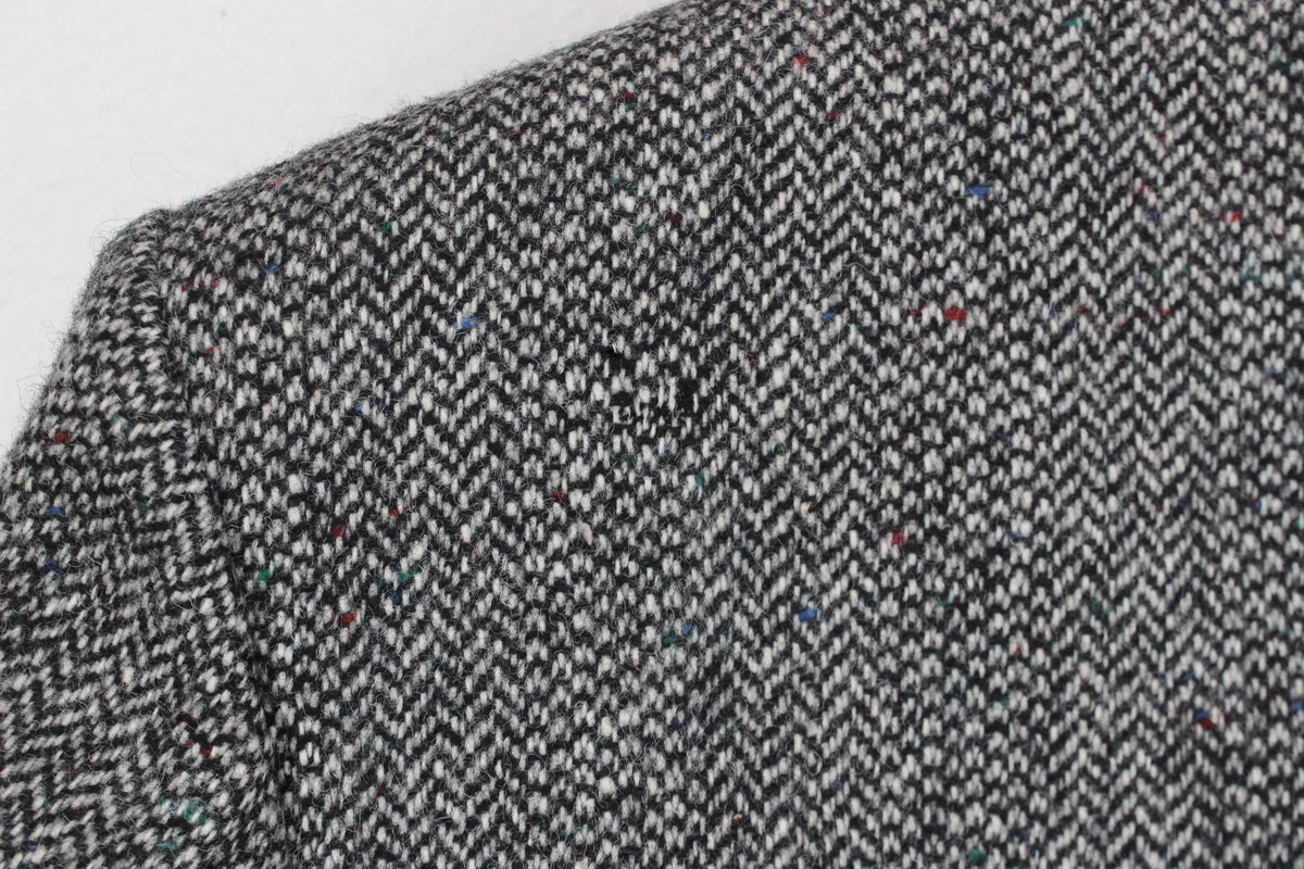 Mens Tweed Blazer Uk Made Formal Classic Long