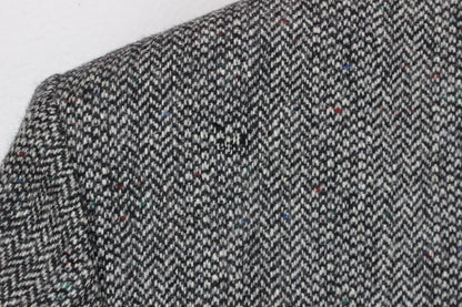 Mens Tweed Blazer Uk Made Formal Classic Long