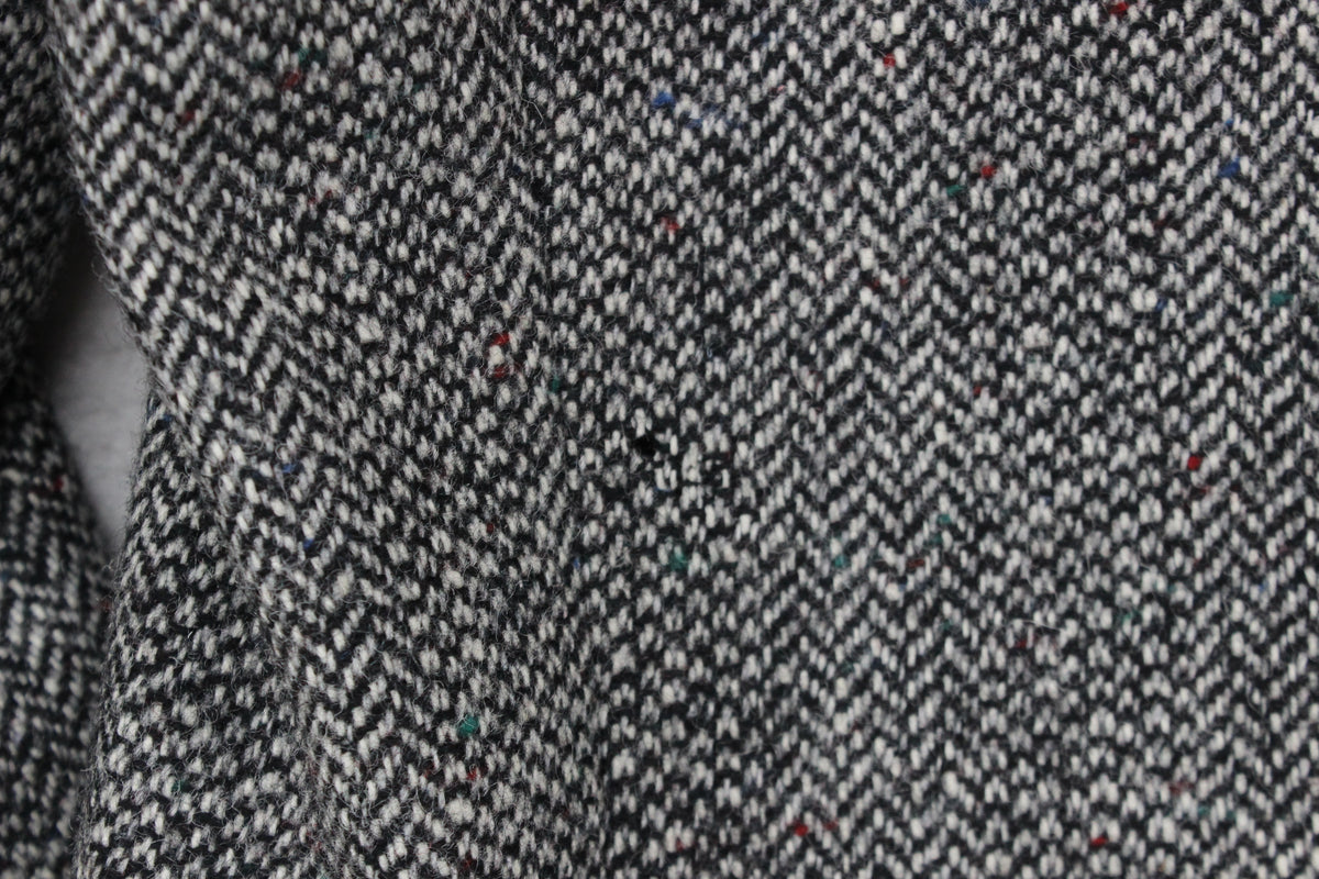 Mens Tweed Blazer Uk Made Formal Classic Long