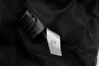 Womens Leather Overcoat Button Up Outerwear
