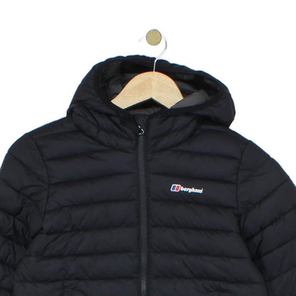 Boys Quilted Jacket Hooded Full Zip