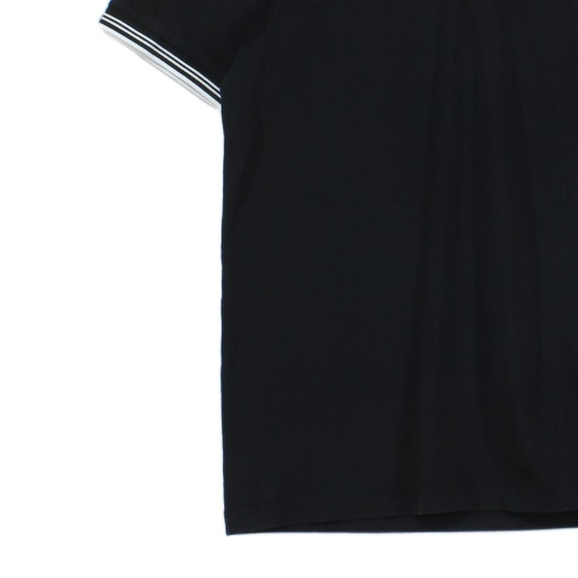 Mens Polo Shirt Stretch Slim Fit Classic Collared
