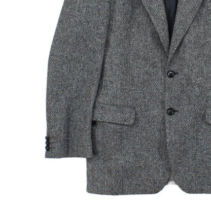 Mens Tweed Blazer Uk Made Formal Classic Long