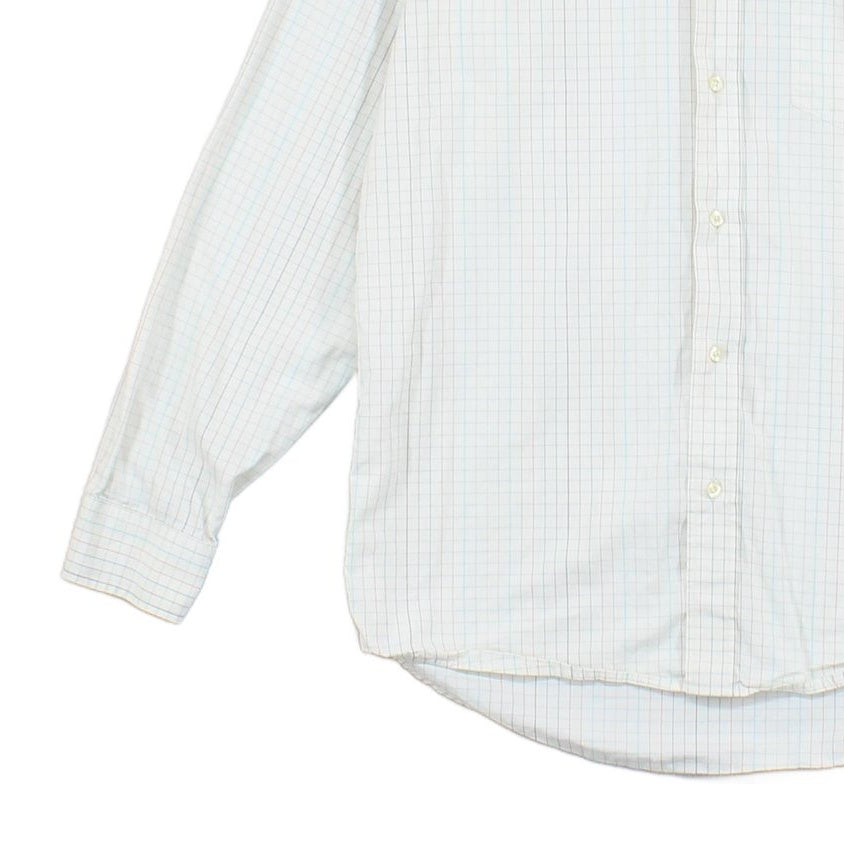 Mens Check Shirt Button Up