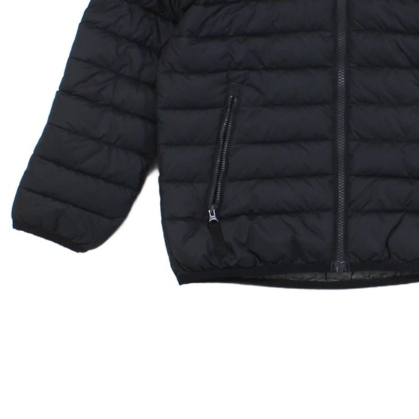 Boys Quilted Jacket Hooded Full Zip