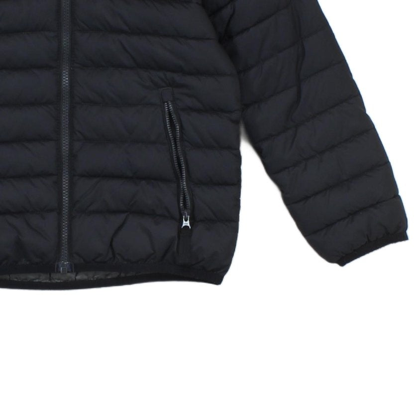 Boys Quilted Jacket Hooded Full Zip
