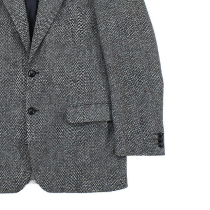 Mens Tweed Blazer Uk Made Formal Classic Long