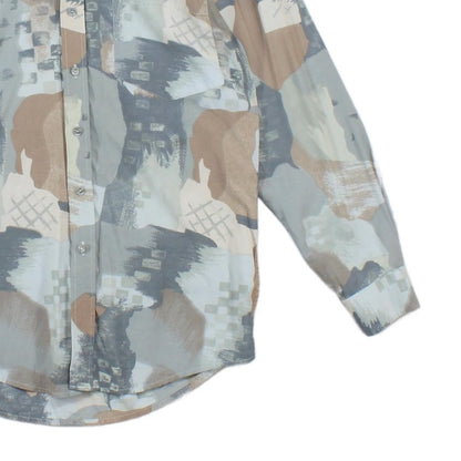 Mens Abstract Shirt Long Sleeve