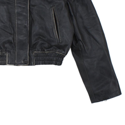Womens Leather Jacket Biker Outerwear