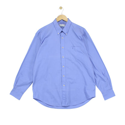 Mens Shirt Button Up Long Sleeve Classic