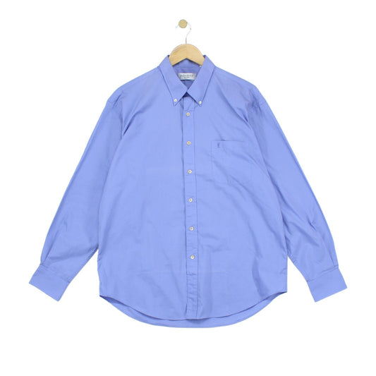 Mens Shirt Button Up Long Sleeve Classic