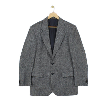 Mens Tweed Blazer Uk Made Formal Classic Long