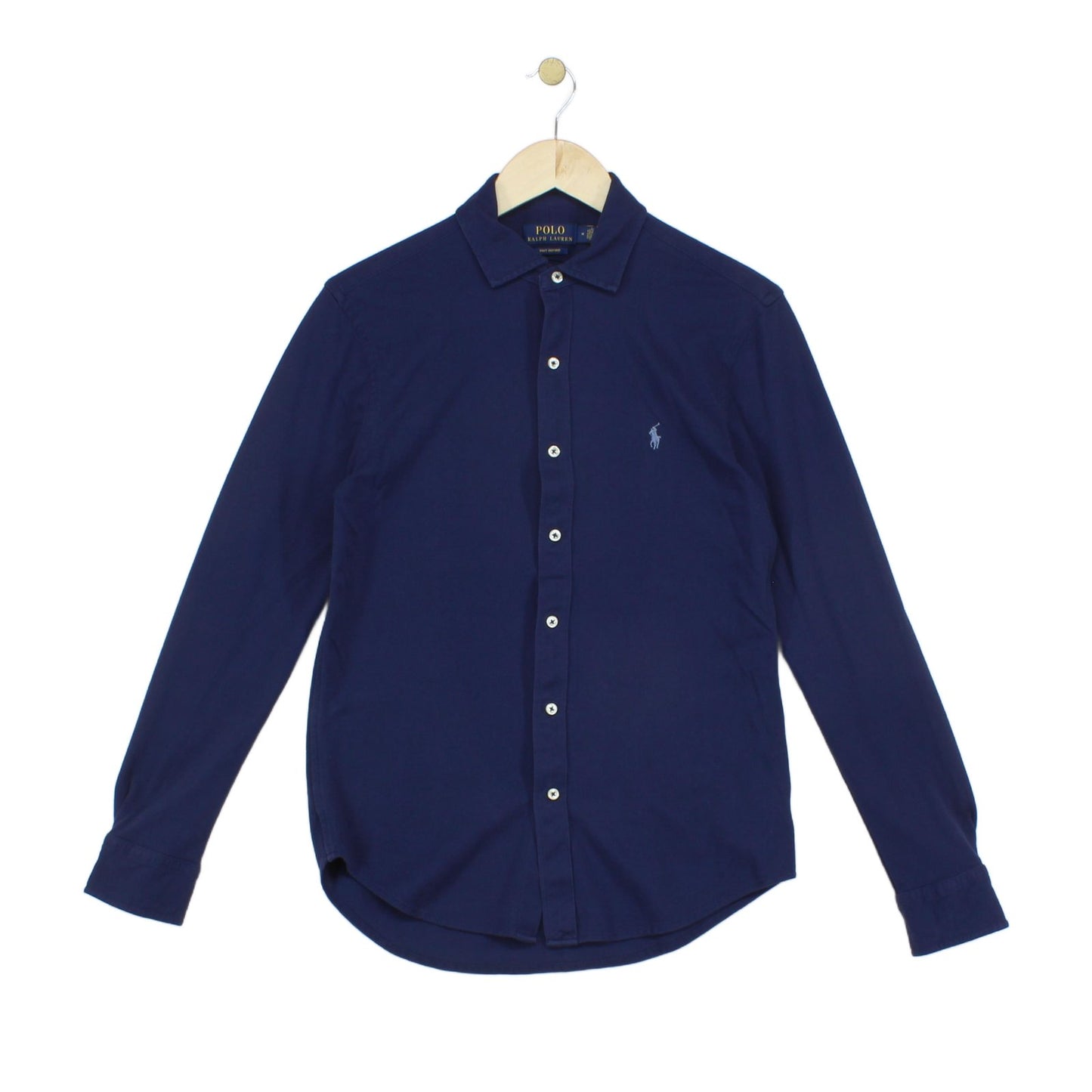 Mens Knit Oxford Shirt Stretch Long Sleeve
