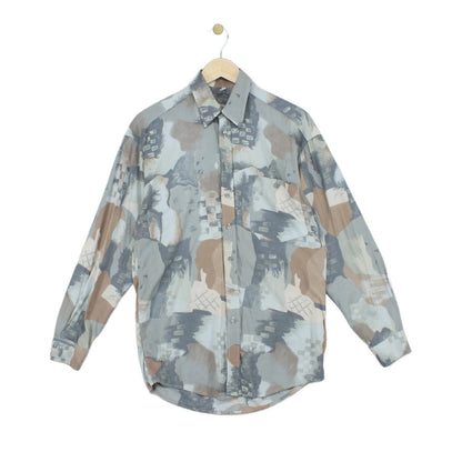 Mens Abstract Shirt Long Sleeve
