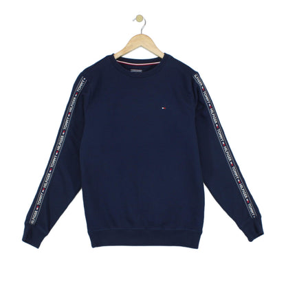 Mens Sweatshirt Crew Neck Logo Long Sleeve