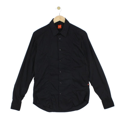Mens Shirt Stretch Formal Long Sleeve