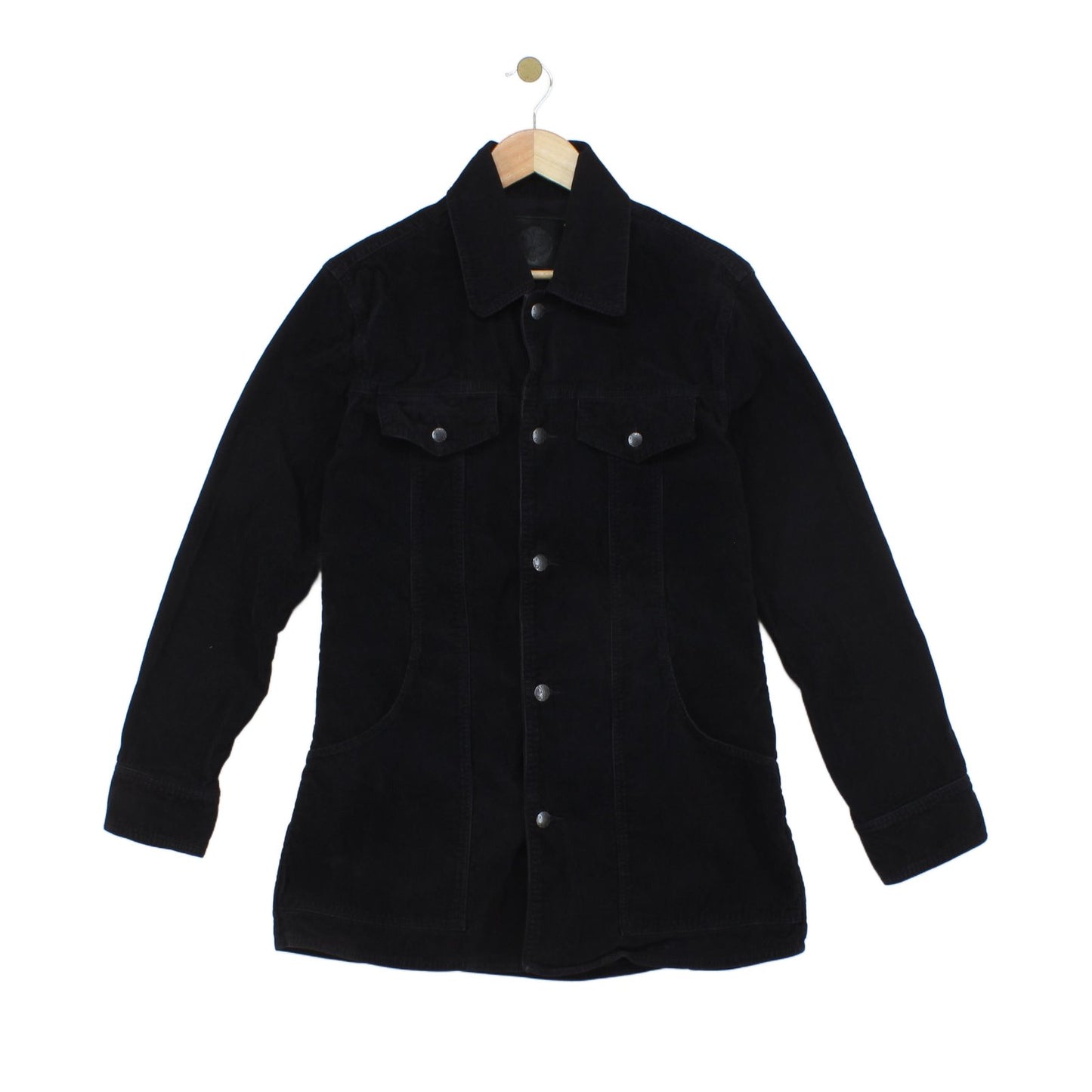 Mens Corduroy Jacket Slim Fit Long