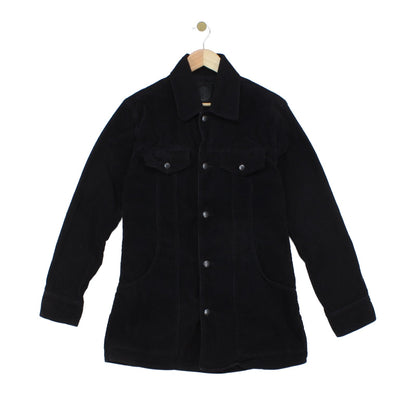 Mens Corduroy Jacket Slim Fit Long