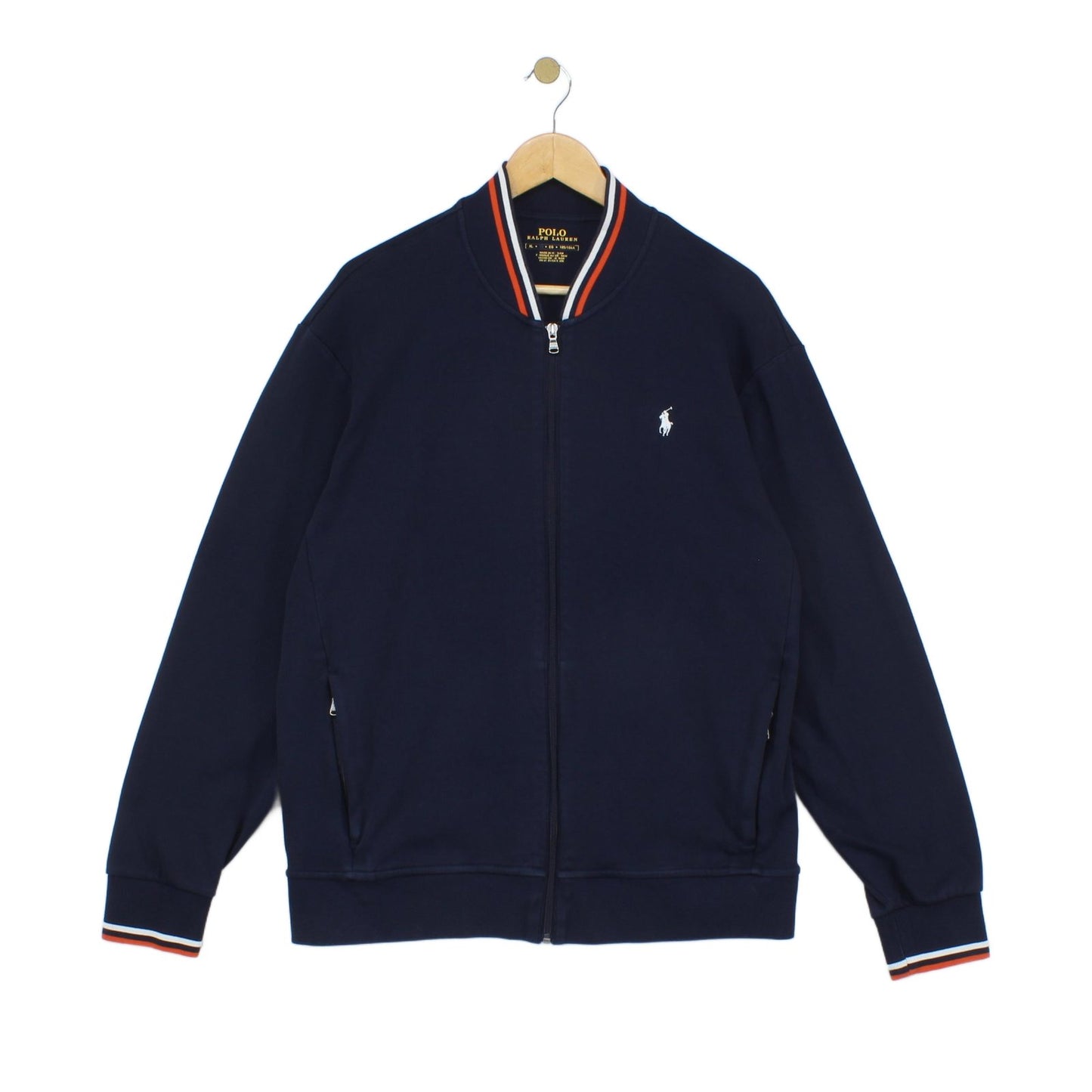 Mens Bomber Jacket Zip Classic Jersey
