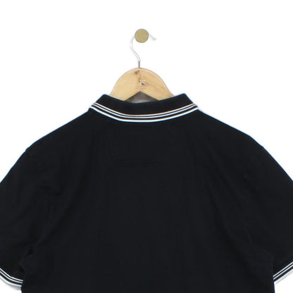 Mens Polo Shirt Stretch Slim Fit Classic Collared