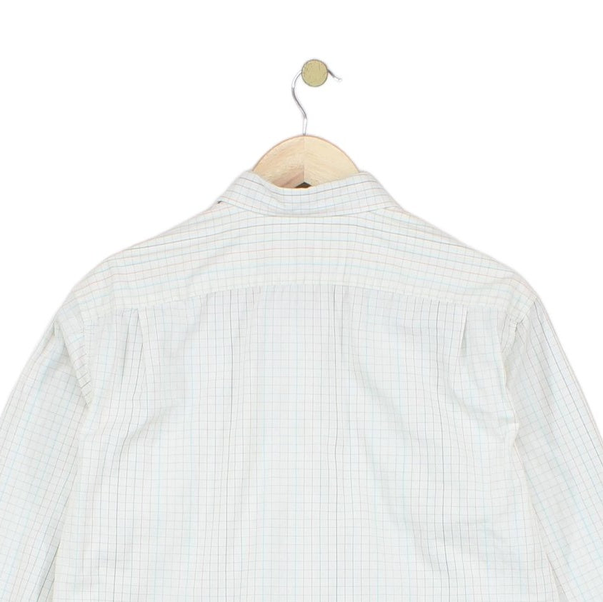Mens Check Shirt Button Up