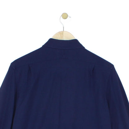Mens Knit Oxford Shirt Stretch Long Sleeve