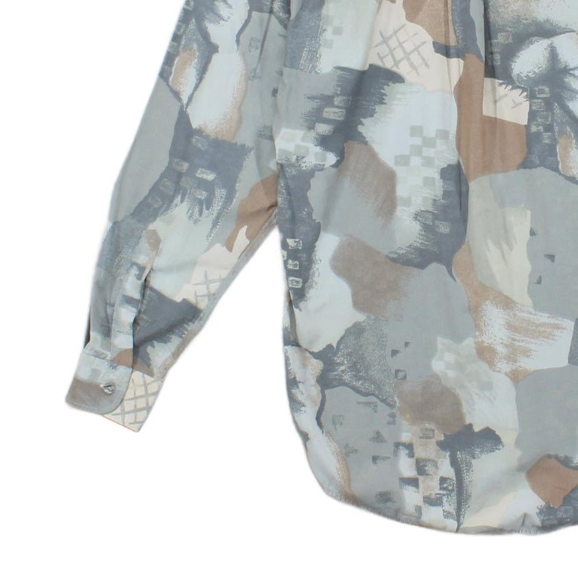 Mens Abstract Shirt Long Sleeve