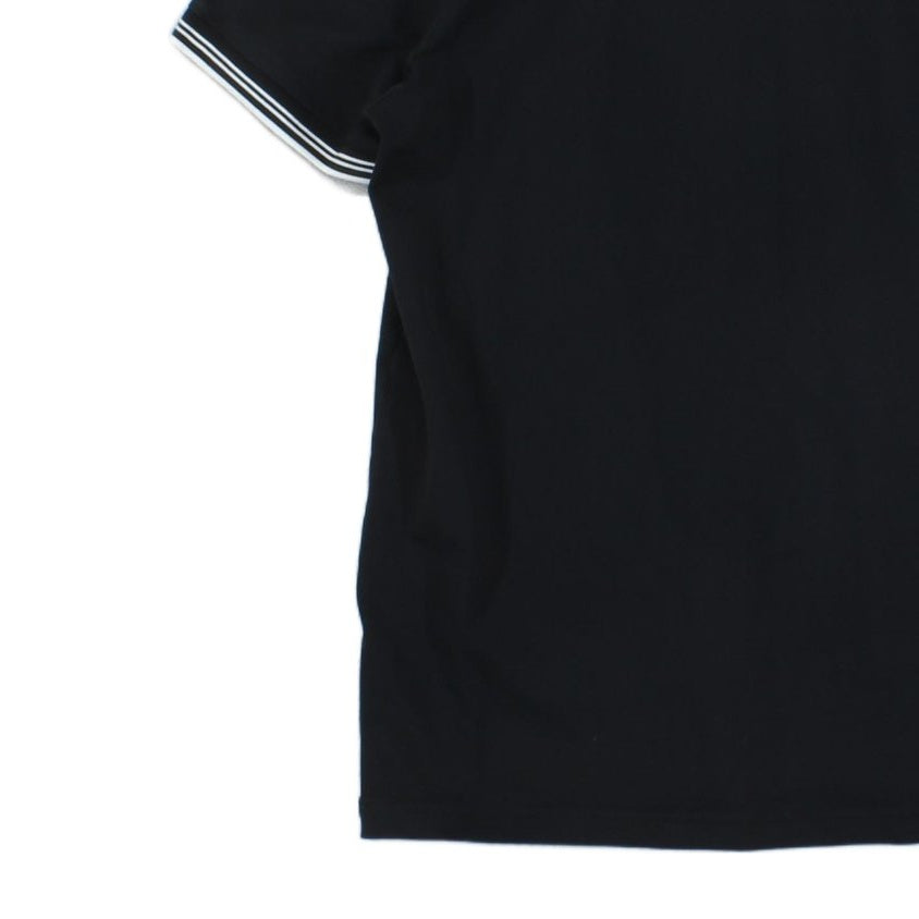 Mens Polo Shirt Stretch Slim Fit Classic Collared