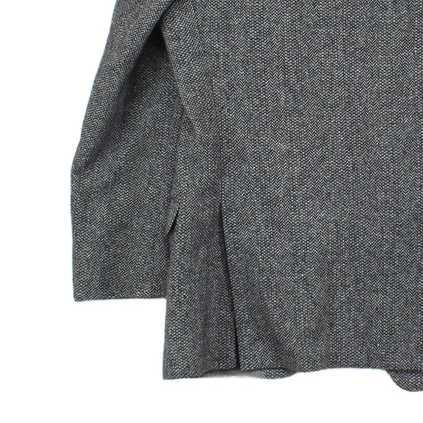Mens Tweed Blazer Uk Made Formal Classic Long