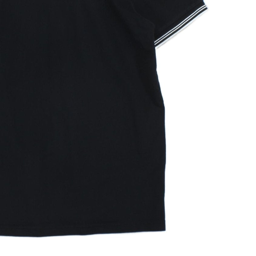 Mens Polo Shirt Stretch Slim Fit Classic Collared