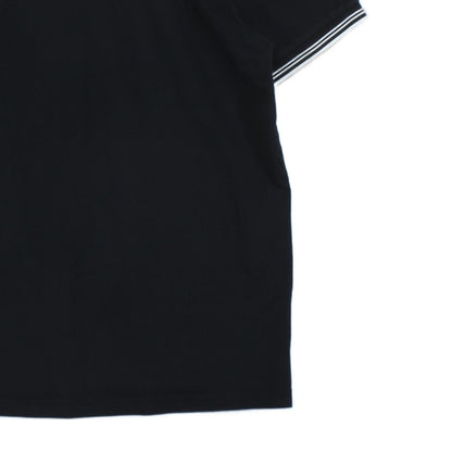 Mens Polo Shirt Stretch Slim Fit Classic Collared