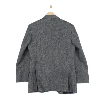 Mens Tweed Blazer Uk Made Formal Classic Long