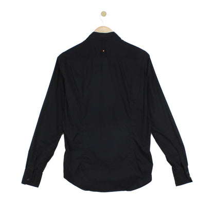 Mens Shirt Stretch Formal Long Sleeve