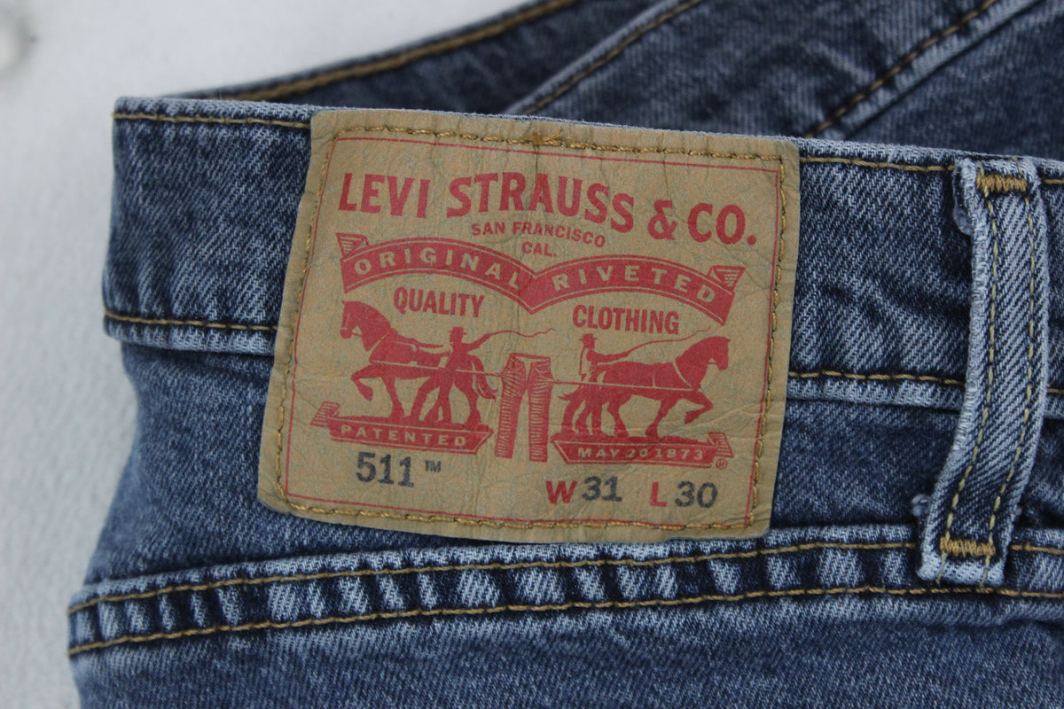 Mens 511 Jeans Slim Fit Denim Classic