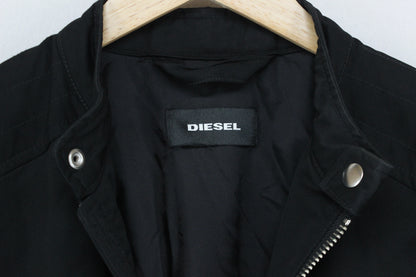Mens Biker Jacket Lightweight Full Zip