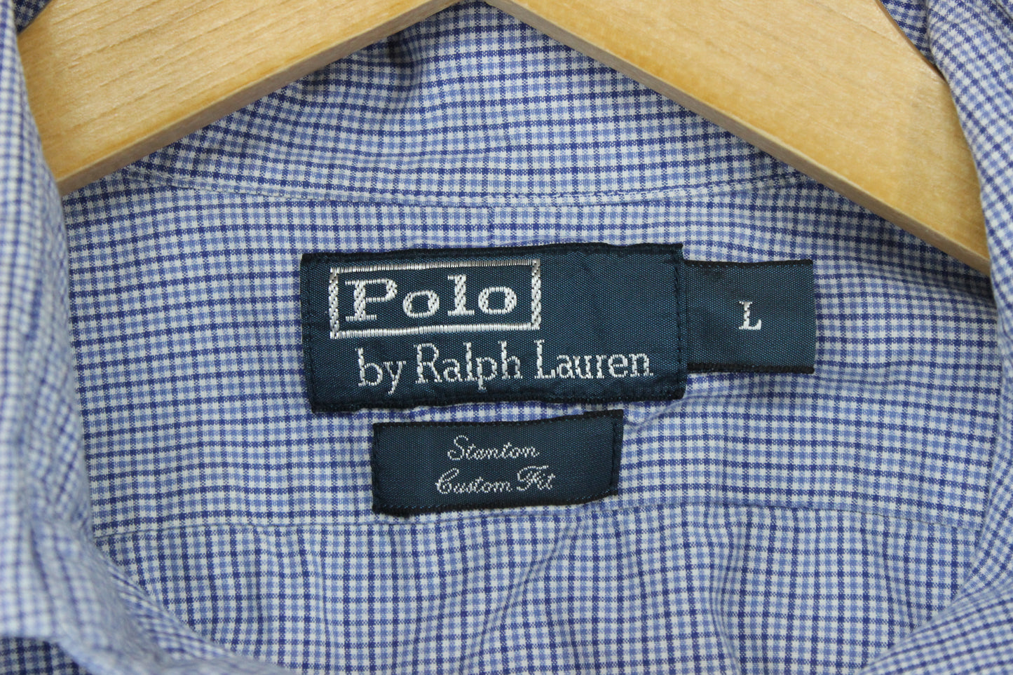 Mens Check Shirt Custom Fit Button Down