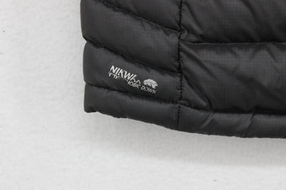 Womens Quilted Coat Down Full Zip Long