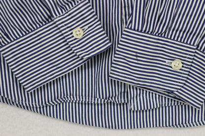 Mens Striped Shirt Custom Fit Long Sleeve