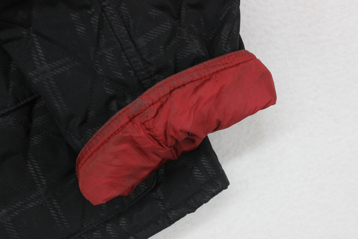 Womens Quilted Jacket Belted Outdoor