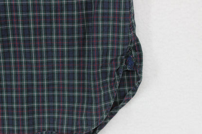 Mens Plaid Shirt Long Sleeve Button Up