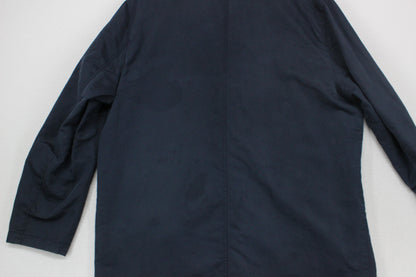 Mens Overcoat Button Up Reversible
