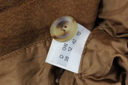 Womens Leather Jacket Oversized Fit Button