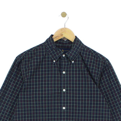 Mens Plaid Shirt Long Sleeve Button Up