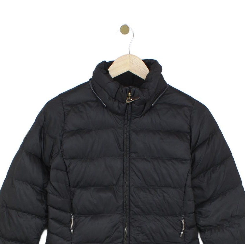 Womens Quilted Coat Down Full Zip Long