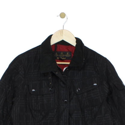 Womens Quilted Jacket Belted Outdoor