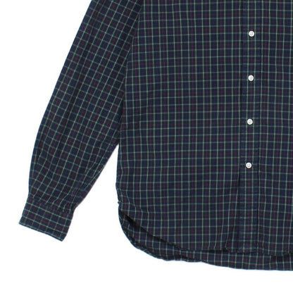 Mens Plaid Shirt Long Sleeve Button Up