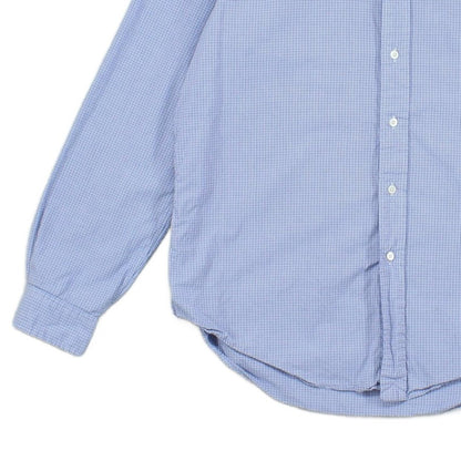 Mens Check Shirt Custom Fit Button Down