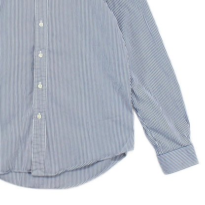Mens Striped Shirt Custom Fit Long Sleeve