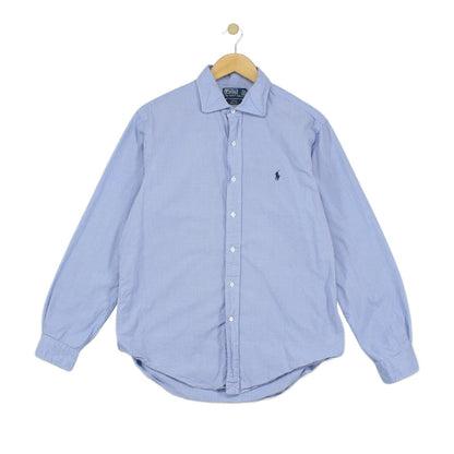 Mens Check Shirt Custom Fit Button Down